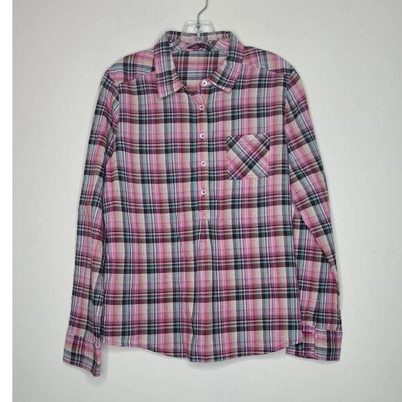 prAna plaid button down pullover shirt - medium - Picture 1 of 6